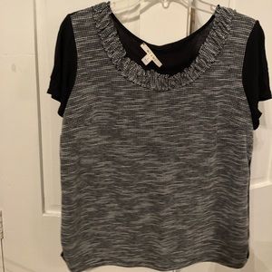 Francesca’s Black and White Top